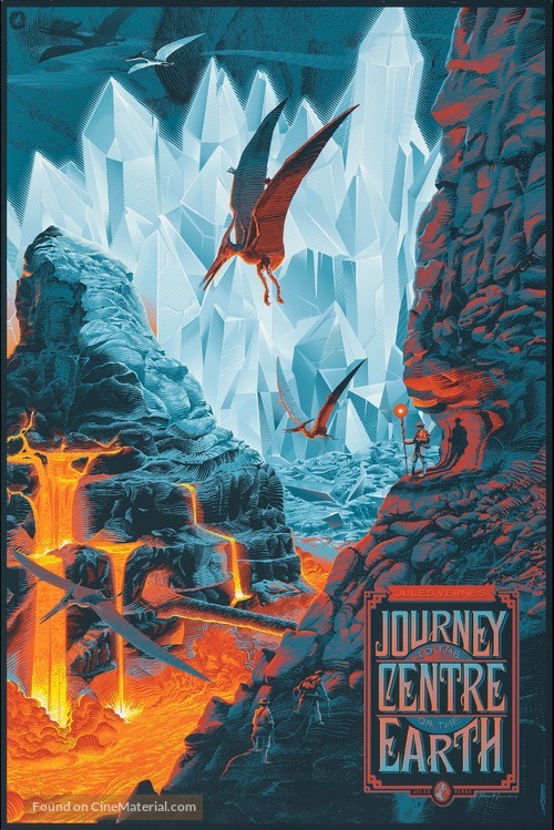 Journey to the Center of the Earth - Belgian poster