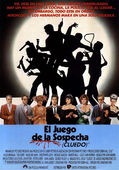 Clue - Spanish Movie Poster