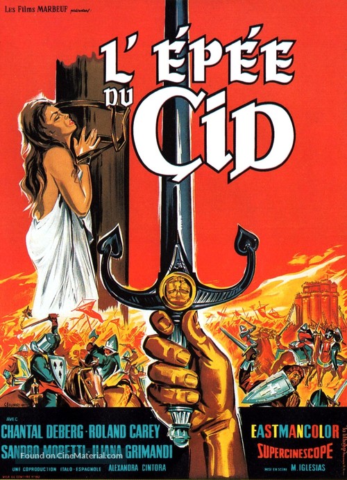 La spada del Cid - French Movie Poster