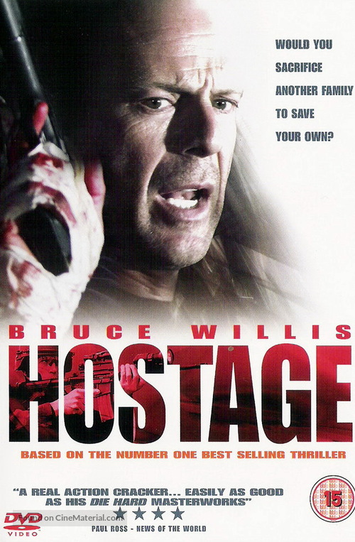 Hostage - British DVD movie cover
