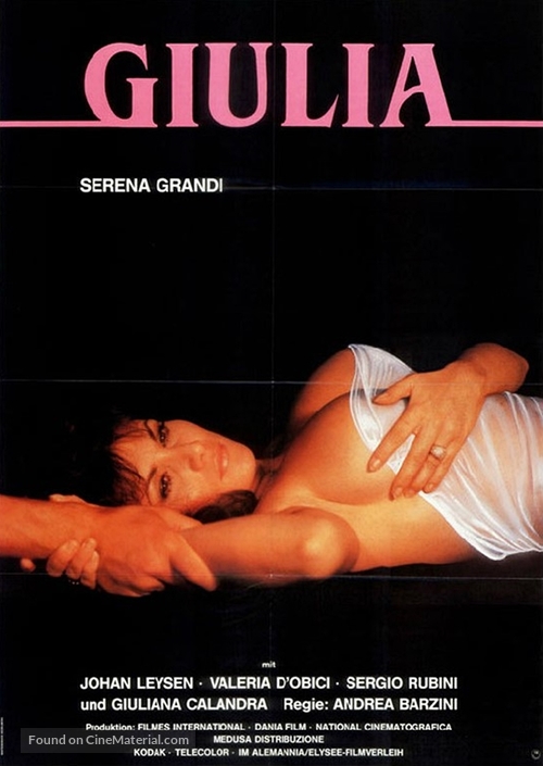 Desiderando Giulia - German Movie Poster