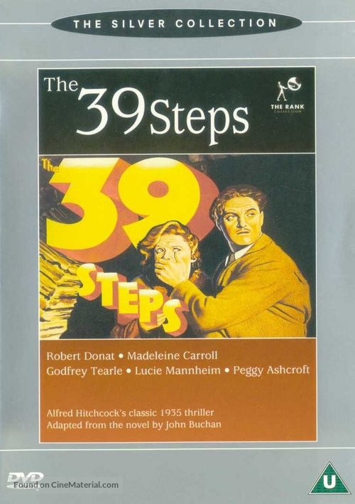 The 39 Steps - British DVD movie cover