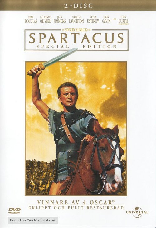 Spartacus - Swedish Movie Cover