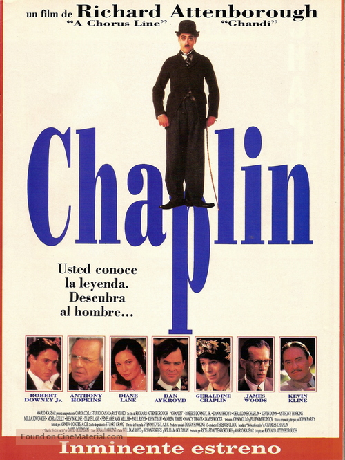 Chaplin - Argentinian Movie Poster