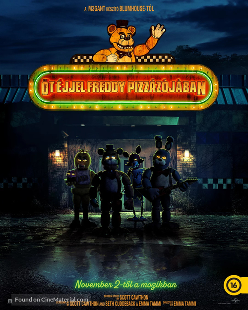 Five Nights at Freddy&#039;s - Hungarian Movie Poster