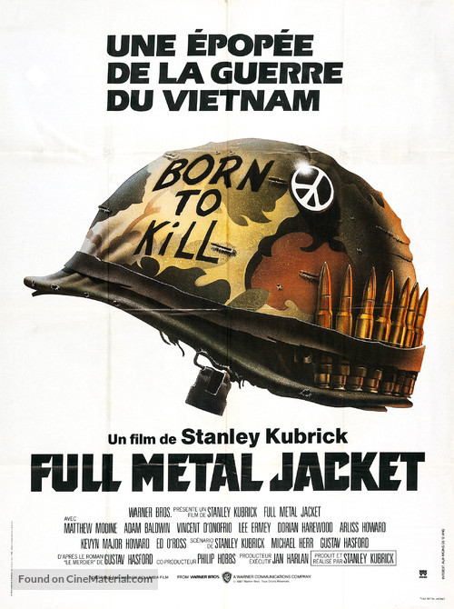 Full Metal Jacket - French Movie Poster