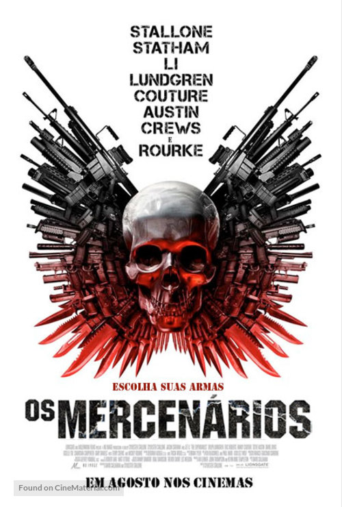 The Expendables - Brazilian Movie Poster