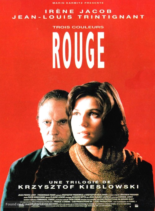 Trois couleurs: Rouge - French Movie Poster