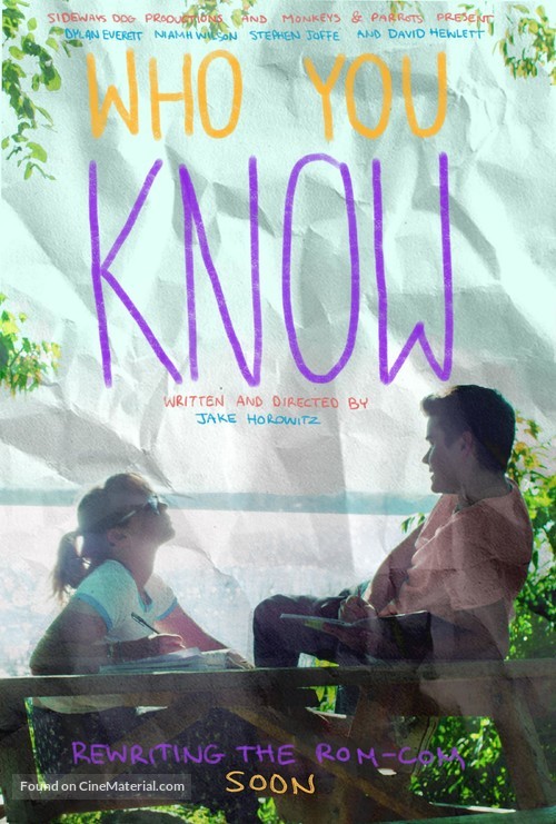 Who You Know - Canadian Movie Poster