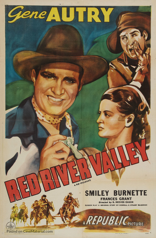 Red River Valley - Re-release movie poster