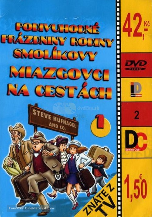 &quot;Vak&aacute;ci&oacute;n a M&eacute;zga-csal&aacute;d&quot; - Czech DVD movie cover