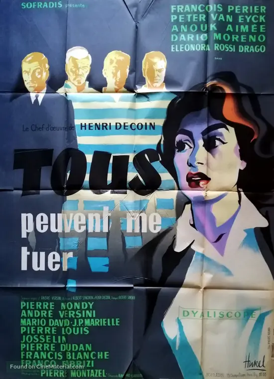 Tous peuvent me tuer - French Movie Poster