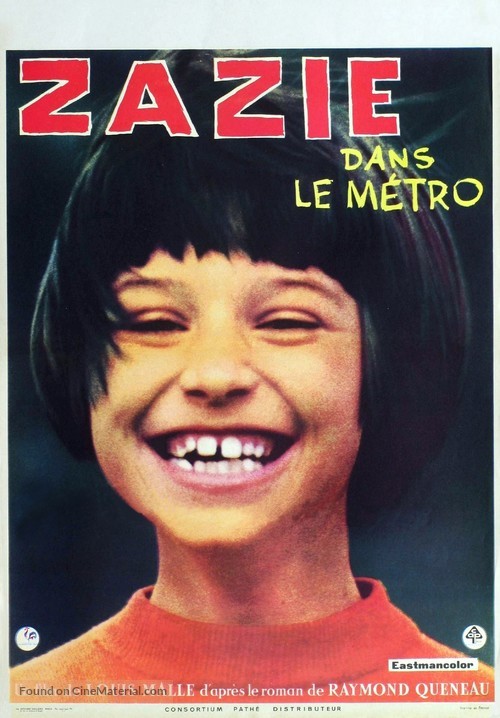 Zazie dans le m&eacute;tro - French Movie Poster