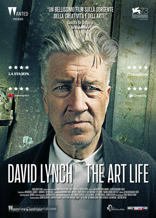 David Lynch The Art Life - Italian Movie Poster