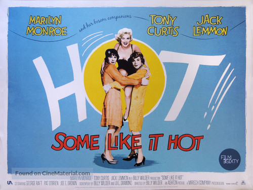 Some Like It Hot - British Movie Poster