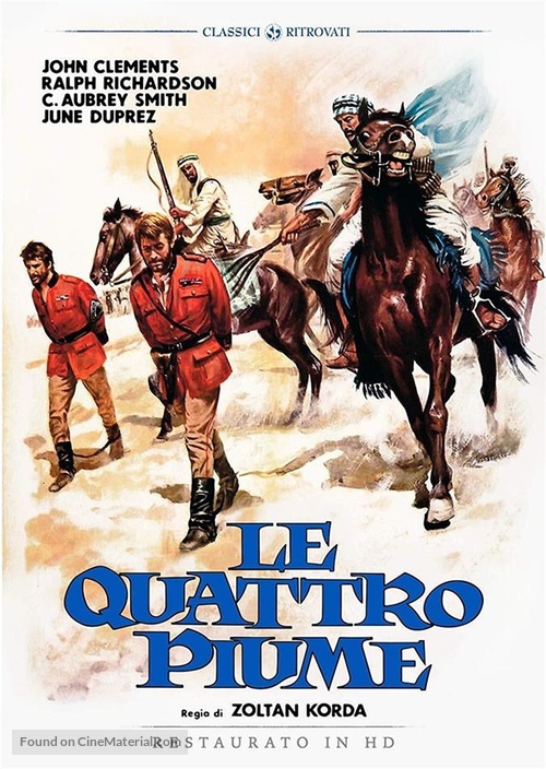 The Four Feathers - Italian DVD movie cover