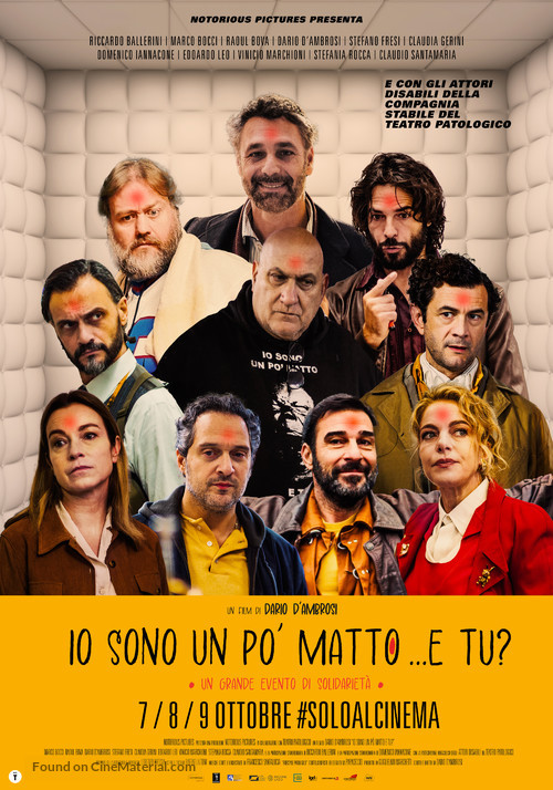 Io sono un po&#039; matto, e tu? - Italian Movie Poster