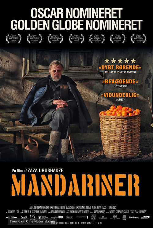 Mandariinid - Danish Movie Poster