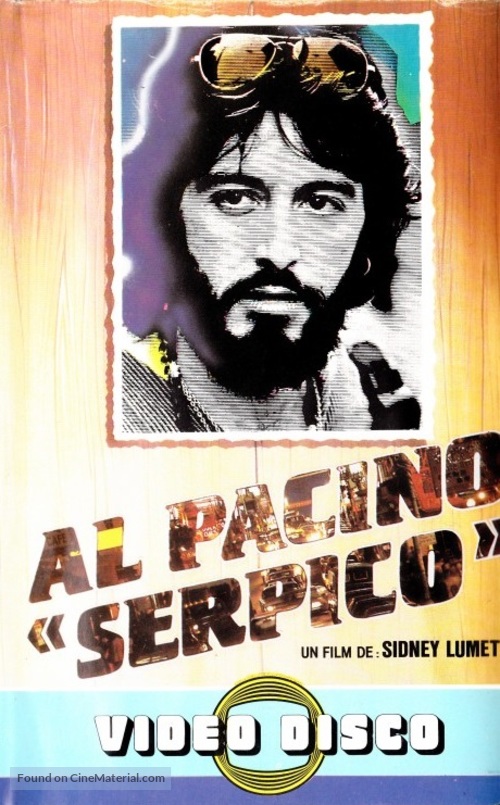 Serpico - Spanish VHS movie cover