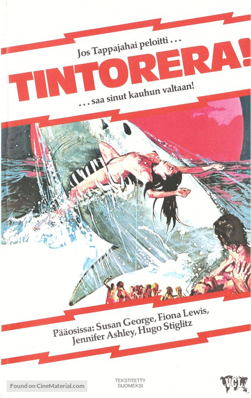 &iexcl;Tintorera! - Finnish VHS movie cover