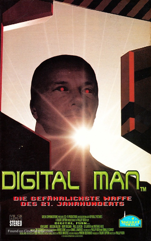 Digital Man - German VHS movie cover