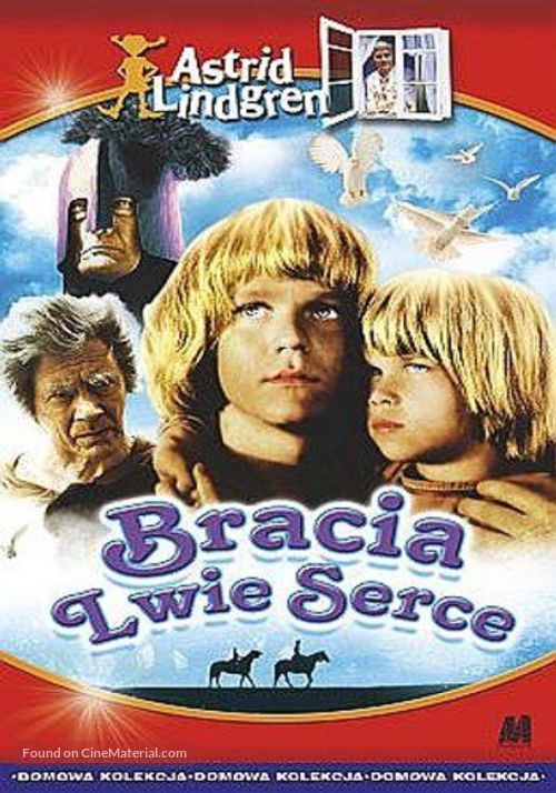 Br&ouml;derna Lejonhj&auml;rta - Polish DVD movie cover