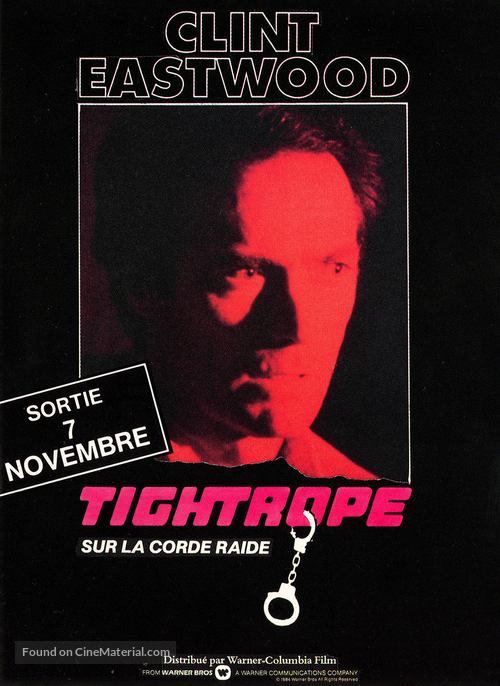 Tightrope - French Movie Poster