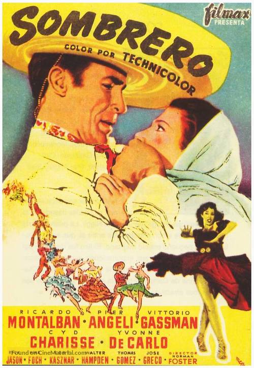 Sombrero - Spanish Movie Poster