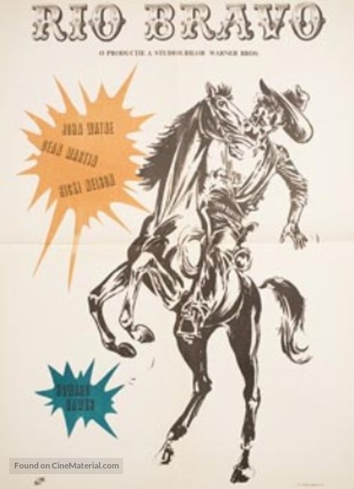 Rio Bravo - Romanian Movie Poster