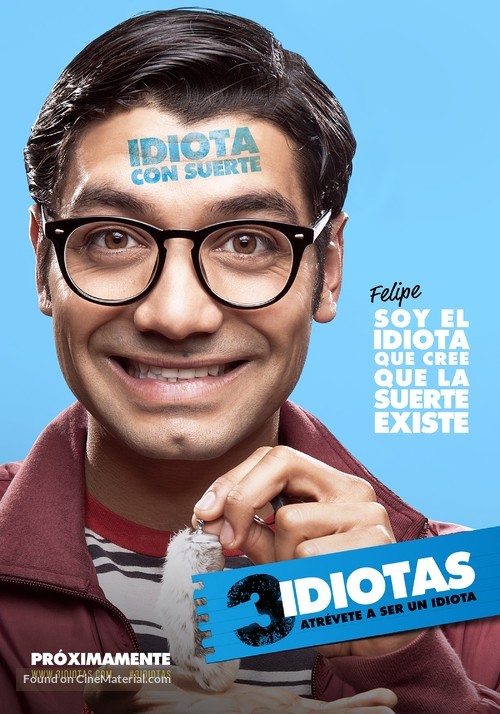 3 Idiotas - Mexican Character movie poster