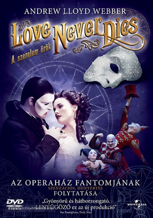 Love Never Dies - Hungarian DVD movie cover