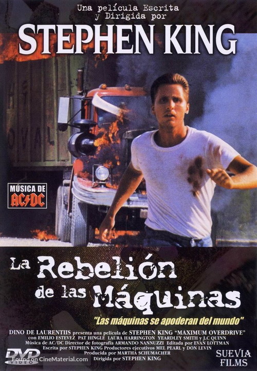 Maximum Overdrive - Spanish DVD movie cover