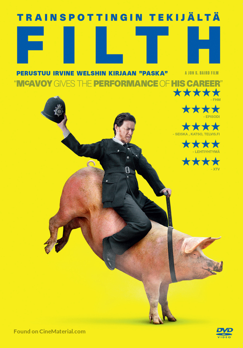Filth - Finnish DVD movie cover