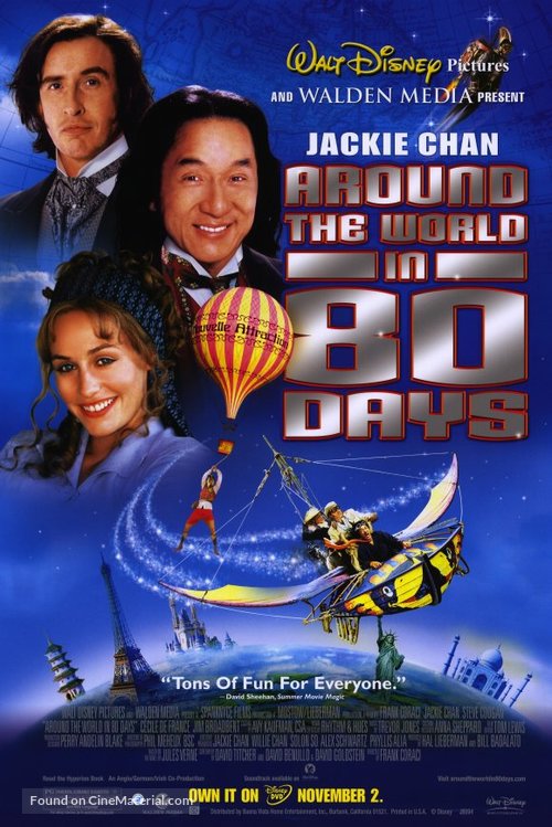 Around The World In 80 Days - Video release movie poster