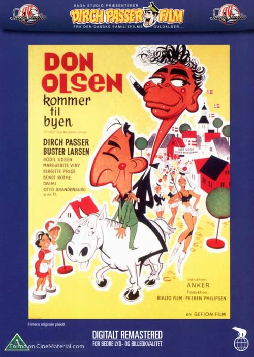 Don Olsen kommer til byen - Danish DVD movie cover