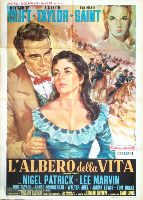 Raintree County - Italian Movie Poster