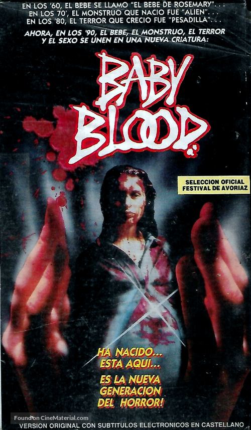 Baby Blood - Argentinian Movie Cover
