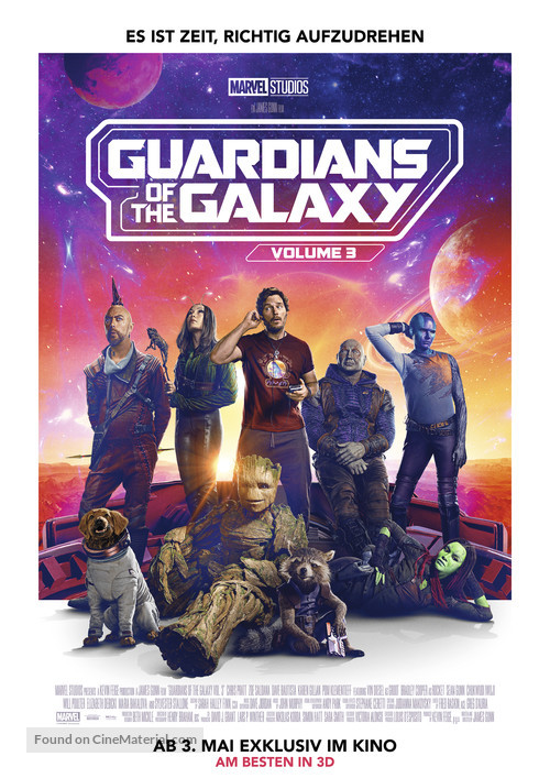 Guardians of the Galaxy Vol. 3 - German Movie Poster