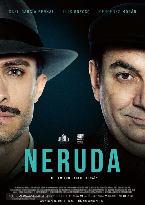 Neruda - German Movie Poster