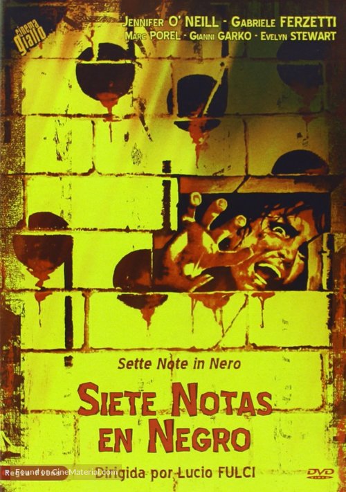 Sette note in nero - Spanish DVD movie cover