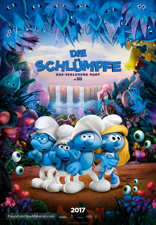 Smurfs: The Lost Village - Swiss Movie Poster