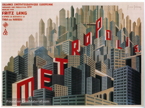Metropolis - French Theatrical movie poster
