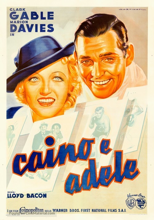 Cain and Mabel - Italian Movie Poster