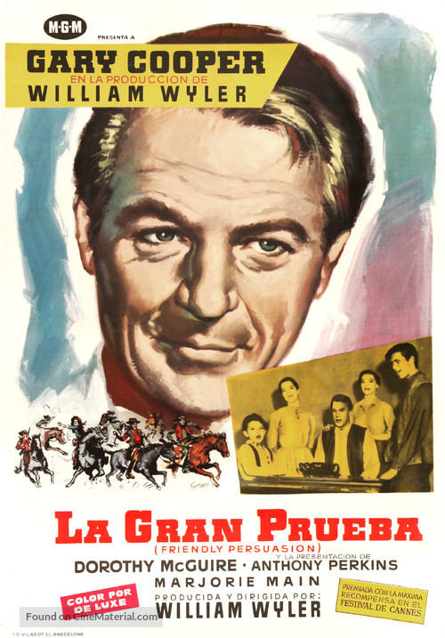Friendly Persuasion - Spanish Movie Poster