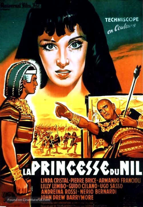 La donna dei faraoni - French Movie Poster