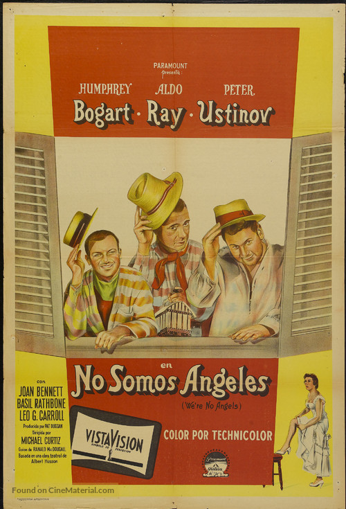 We&#039;re No Angels - Argentinian Movie Poster