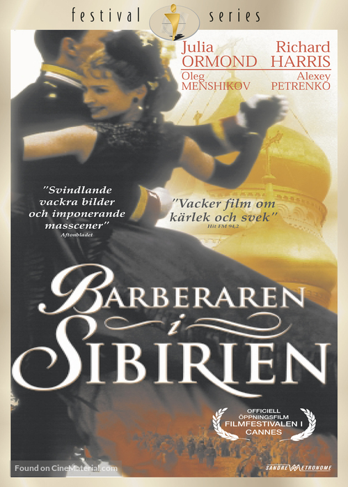 Sibirskiy tsiryulnik - Swedish DVD movie cover