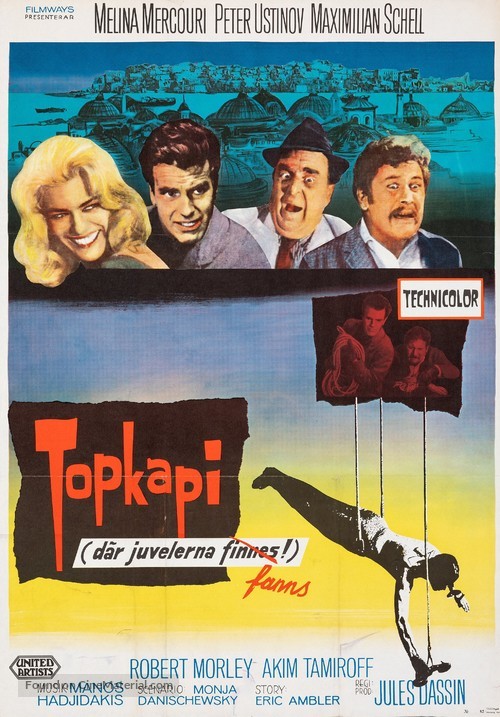 Topkapi - Swedish Movie Poster