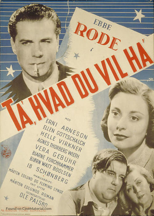 Ta&#039;, hvad du vil ha&#039; - Danish Movie Poster