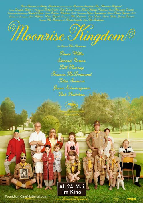 Moonrise Kingdom - German Movie Poster
